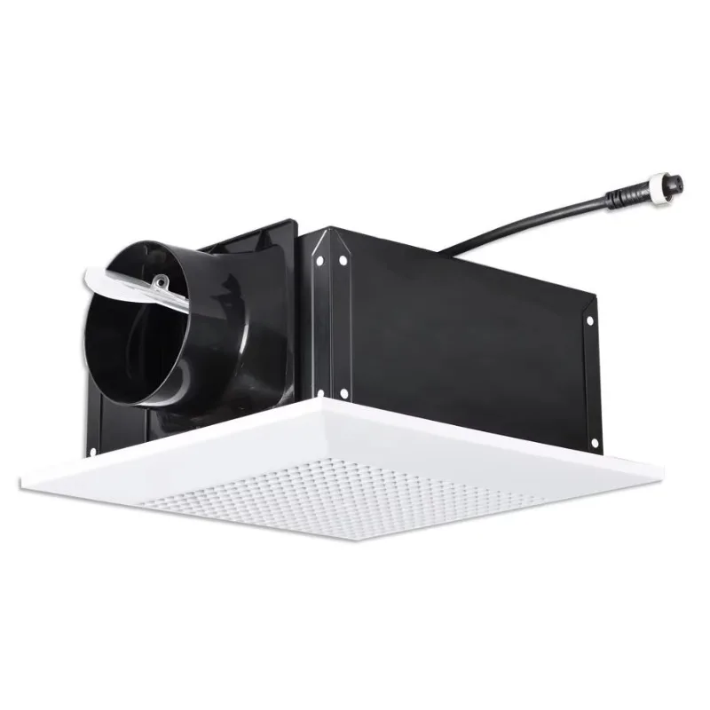 Tubular ventilation 40W solar powered whisper quiet bathroom ceiling exhaust air vent fan for home