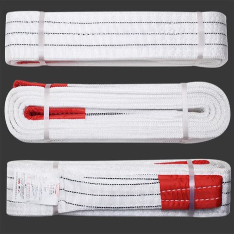 Imagem -05 - Guindaste Webbing Sling com Correia de Elevação da Tração 1t 2t 3t 5t 8t Comprimento 2m Camadas