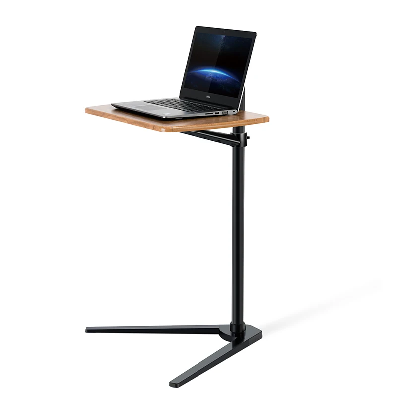 Height Adjustable Office Leisure Floor Stand UP-8T Laptop Organizer Movable Sofa Side Table