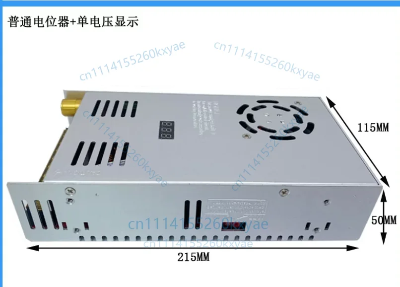 Fully adjustable voltage power supply with led digital display, standard single display 0-15v, 0-24v, 400w/500w/600w