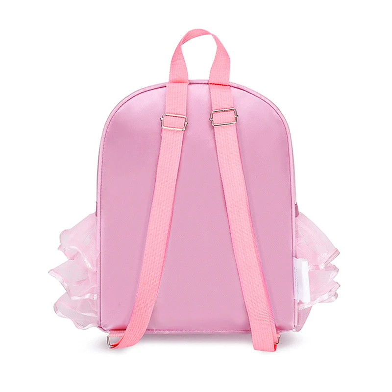 Pink Dance Bag Children\'s Schoolbag Dance Bag Dance Bag Training Class Ballet Shoulder Bag Casual Multifunctional Girls