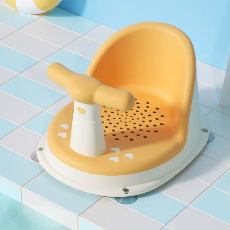 Baby Bath Tub Seat Infant Bathing Shower Chair Newborn Children Sitting and Lying Bathtub Seat Non-slip Detachable Bath Stool