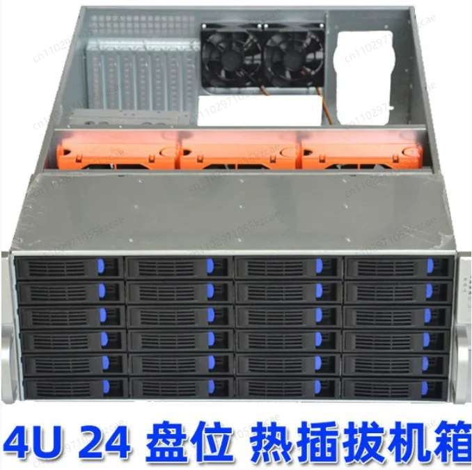 

Корпус сервера 4U24 с горячей заменой, промышленный корпус для NVR-хранилищ и серверных систем