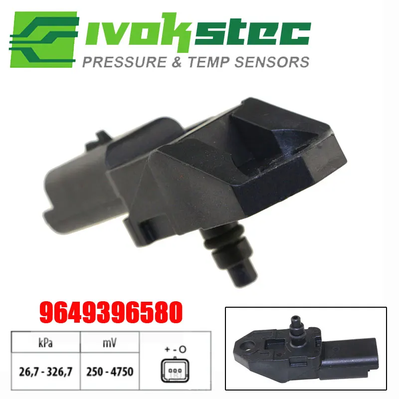 Sensor de presión absoluta del colector MAP para Mazda Land Rover 9649396580 1920LG LR001324 0798007661
