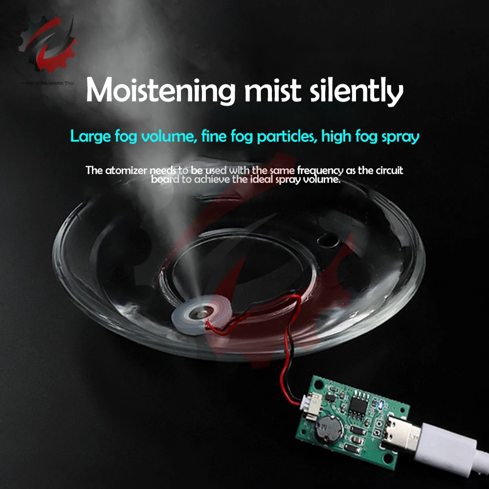 QDB-1 Mini Humidifier DIY Kits Sprayers Driver Circuit Board Fogger  Atomization Film Atomizer Sheet Mini Oscillating Type-C