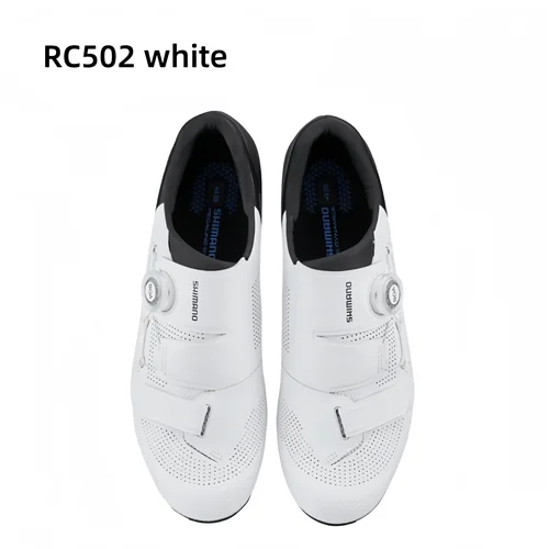 Imagen 2 del producto Shimano RC5 serie RC502 RC503 zapatos de bloqueo de bicicleta de carretera suela de fibra de carbono para bicicleta de carretera zapatos de montar autoblocantes originales