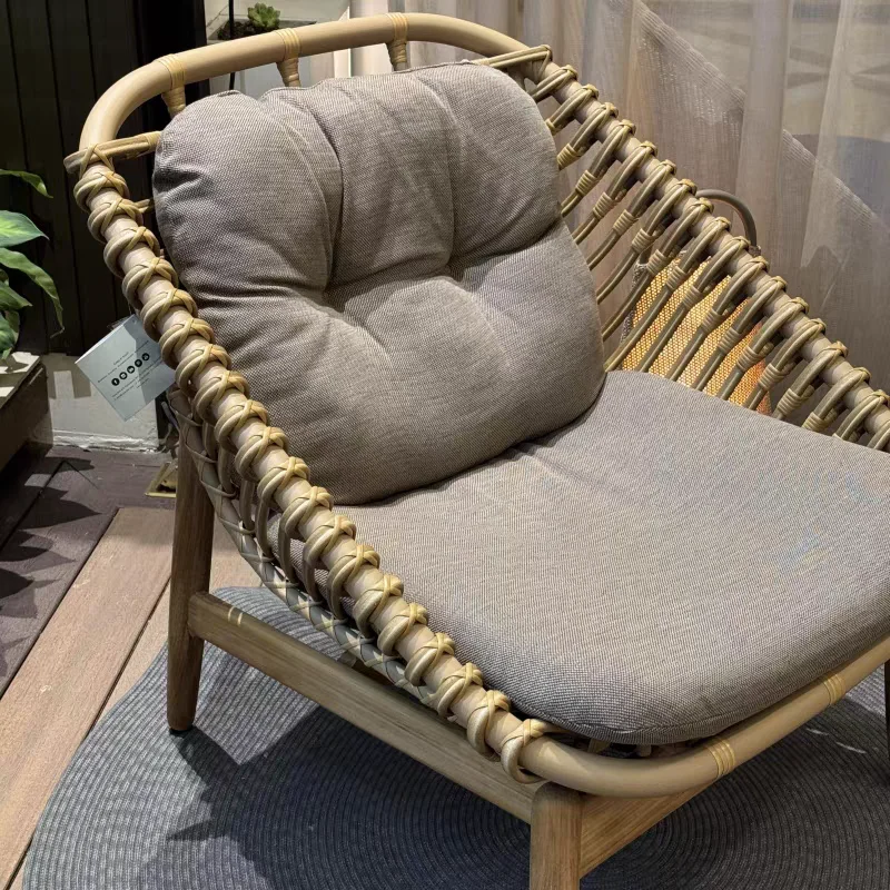 

Modern Design Rattan Couch Sofa Set Home Office Commercial Spaces Hotels Reception Areas Waterproof Outdoor Living Room Garden