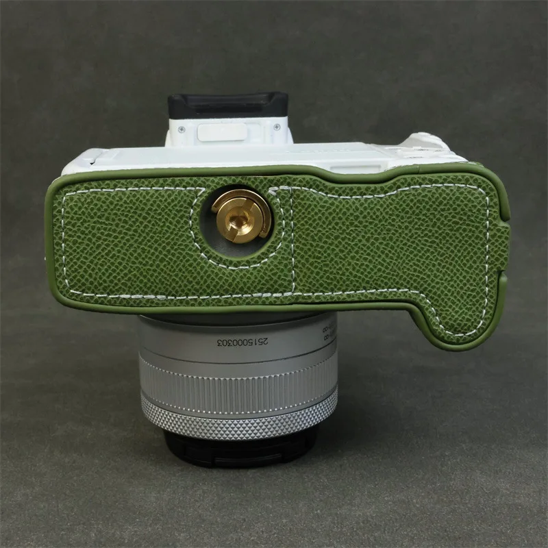 

Protective leather case For Canon EOS R50 camera bag R100 r50 half set base R100 case