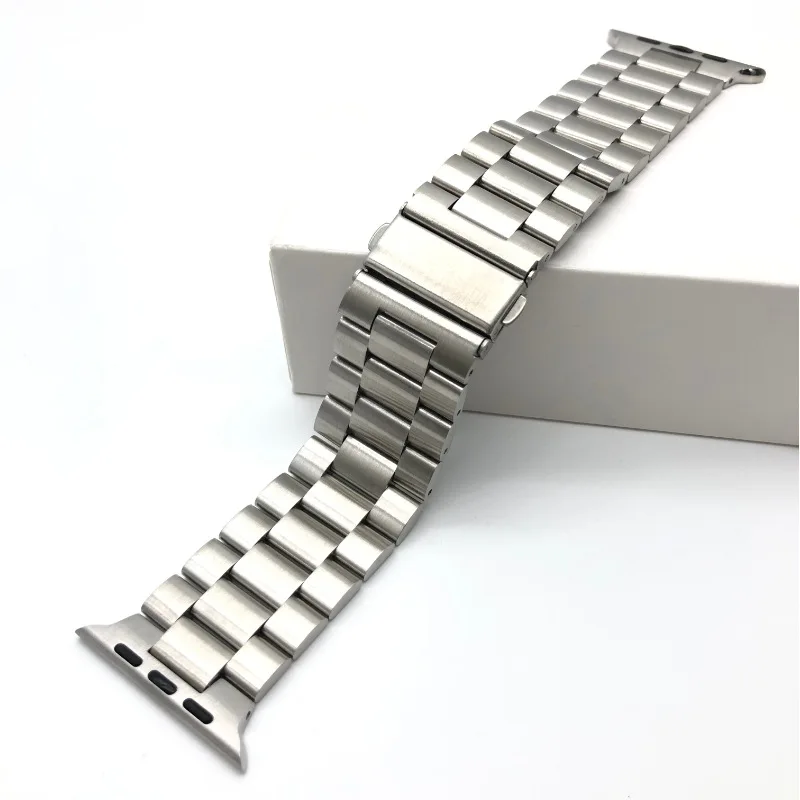Edelstahlarmband für Apple Watch 44mm 49mm 40mm 45mm 42 46 Stahl-Uhrenarmband für iWatch Serie 1 2 3 4 5 6 7 8 Ultra