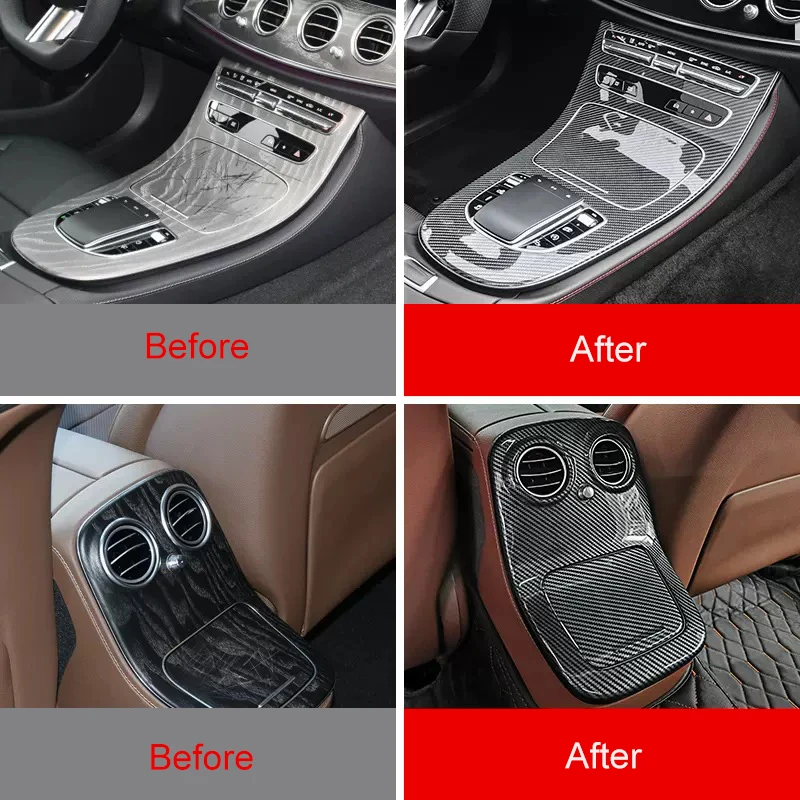 

Для Mercedes Benz E Class 2021-2024 E300l E260le350el модифицированная центральная панель управления внутренняя пленка автомобильный аксессуар