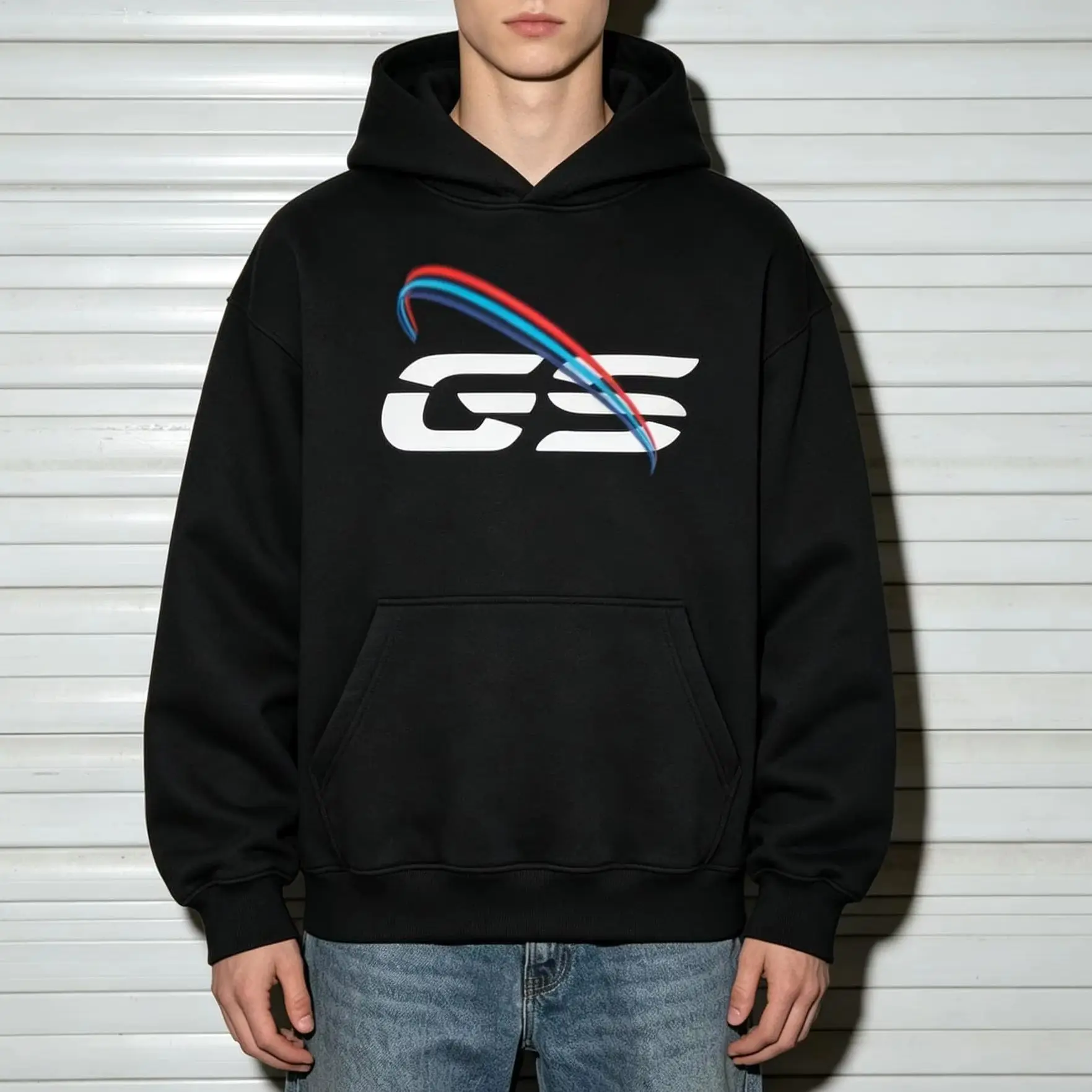 GS Motorcycle Racing Men Hoodie Autumn Winter Pullover Loose Hooded Sweatshirt Streetwear Unisex Biker Moto Vintage Fashion