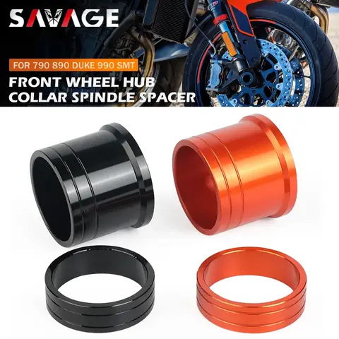 Motorcycle Front Wheel Hub Collars Spindle Spacer Bush Kit For 790 890 Duke 950 Supermoto 990 1290 Super Duke 1190 RC8/R SMT