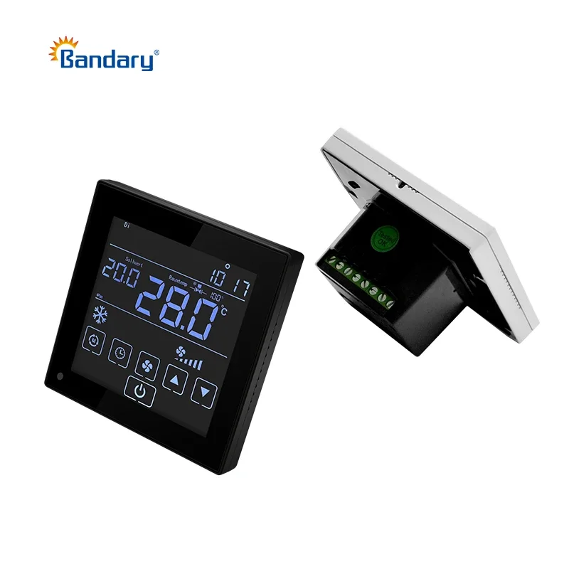 2025Smart Home Thermostat for Air Conditioner 2/4 pipe 3 -stage fan speed with Modbus Cooling and Heat Function