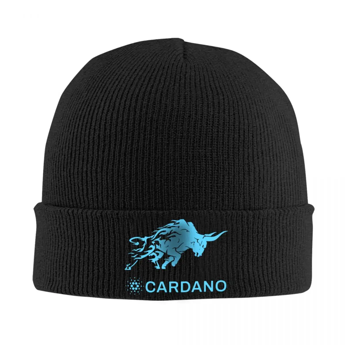 Cardano Hat Autumn Winter Beanie Warm Hodl ADA Crypto Coin Cryptocurrency Cap Men Women Knitted Caps