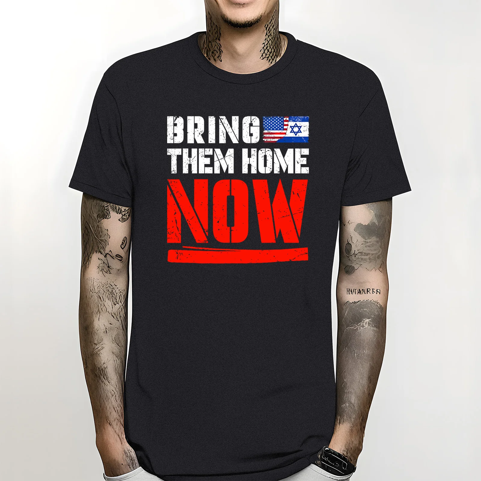 Bring Them Home Now T-Shirt  Bring Them Back Unisex T-Shirt Cotton heavyweight Informal Hot Sale Round Collar harajuku Crewneck