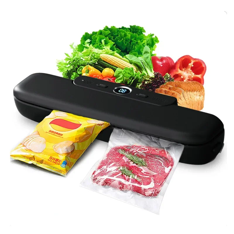 Vacuum Sealer Packaging Machine FoodSealer With Free 10pcs Vacuum bags Household Kitchen Vacuum Food Sealing 220V