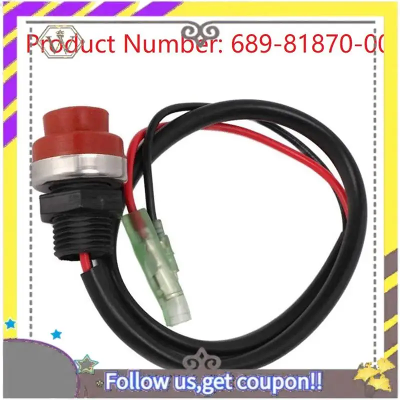 ABXV-Accessories Outboard Engine Push Button Switch Outboard Engine Start Switch 689-81870-00 Universal For Yacht For Marine Boa