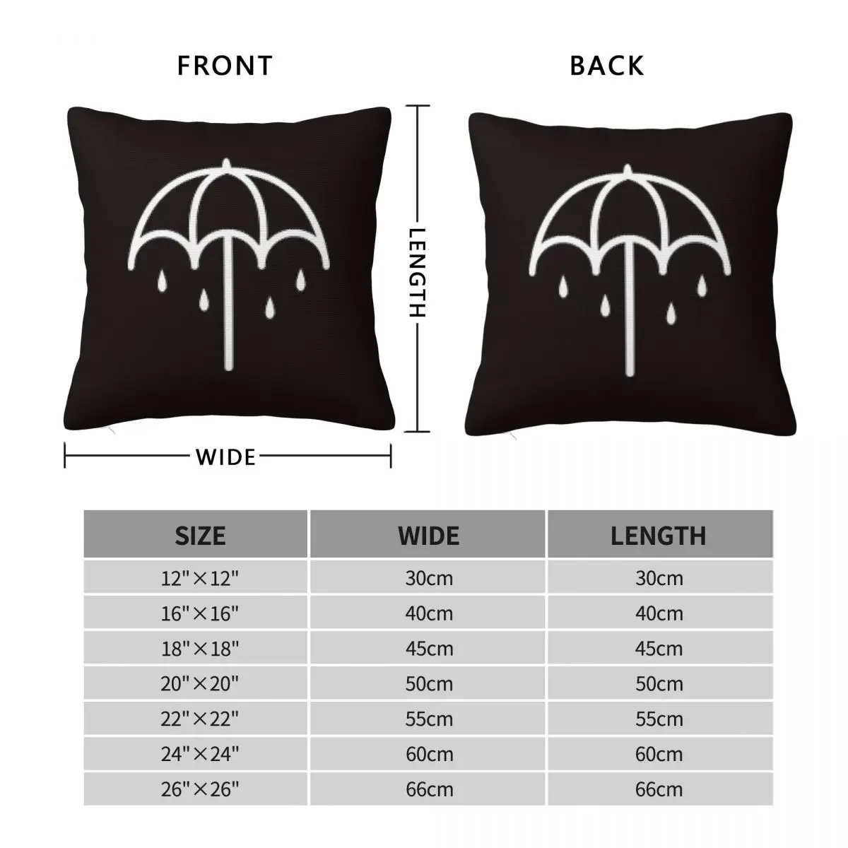 Umbrella Band Scott Windsor Square Pillowcase Polyester Linen Velvet Printed Zip Decor Throw Pillow Case Sofa Seater Cover 18