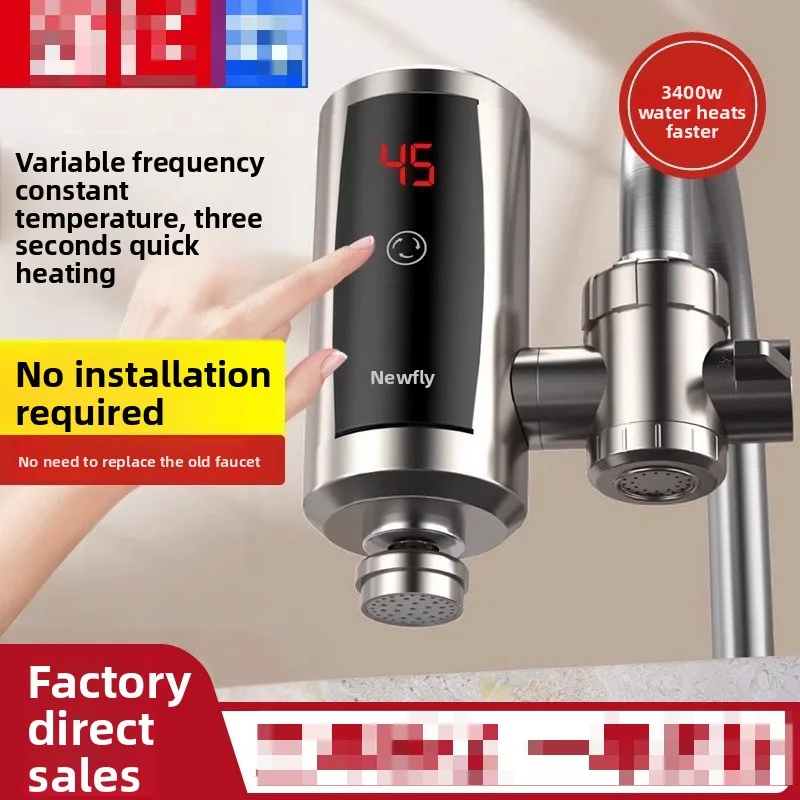Electric faucet instant heating kitchen treasure over tap water household installation-free quick heating electric water heater