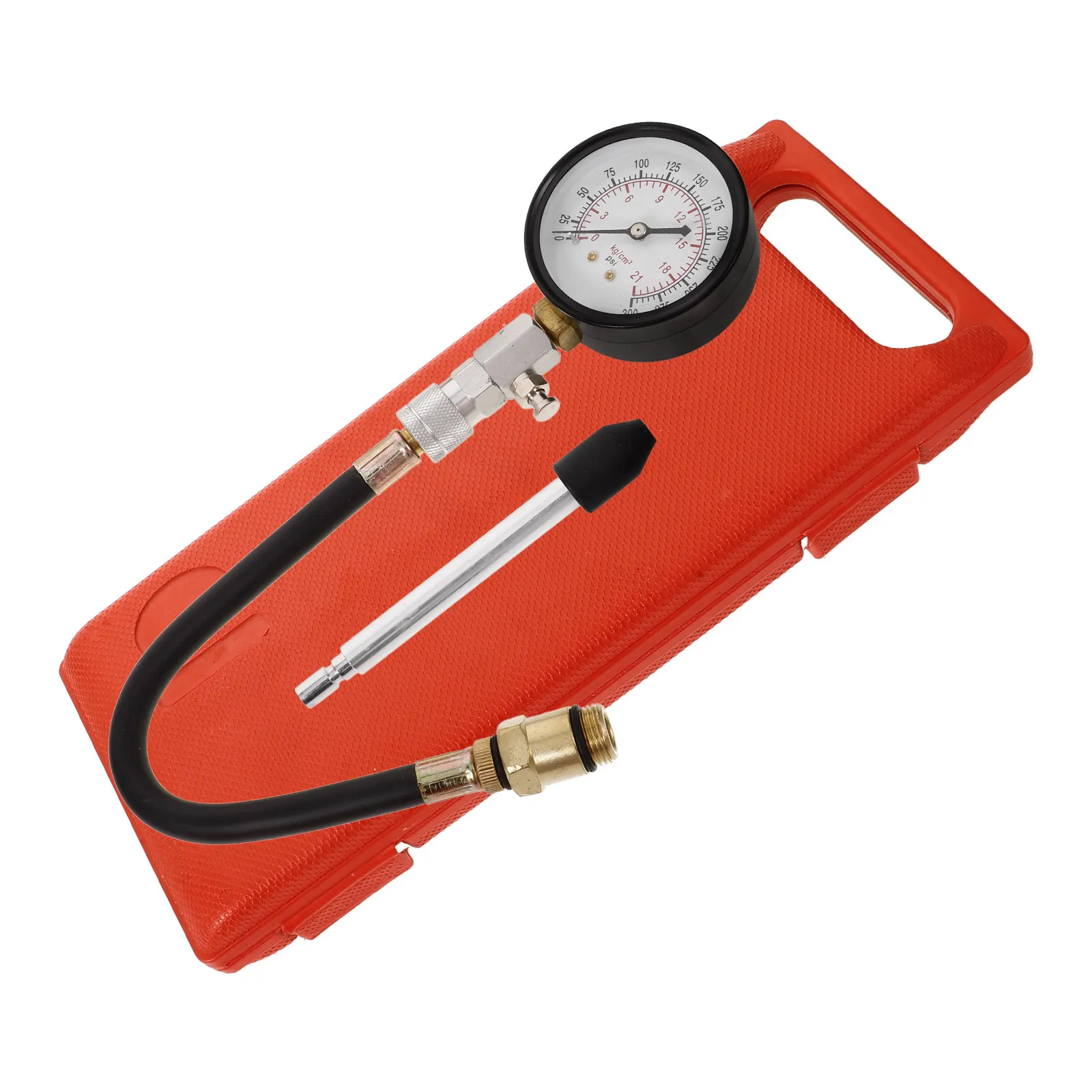 

Набор для проверки компрессии: манометр для измерения давления в цилиндрах, инструменты для обслуживания, ремонта и оптимизации автомобильных двигателей, диагностический набор