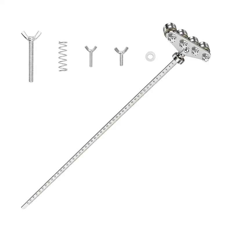 

Регулируемые измерительные штанги AWAH для деревообработки — для точной нарезки древесины, направляющие для столяров, 50 см.