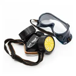 Gas Mask Painting Gas Mask Wide Field View Full Face Masks Respirator Spray Pain Dust Gas Mask for Respirator Eye Goggle