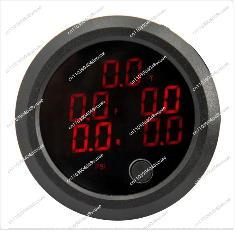 For 52 Mm Red Light Emitting Diode Display Air Suspension Meter Electrical 5-way 5-way Barometer Electrical Sensor