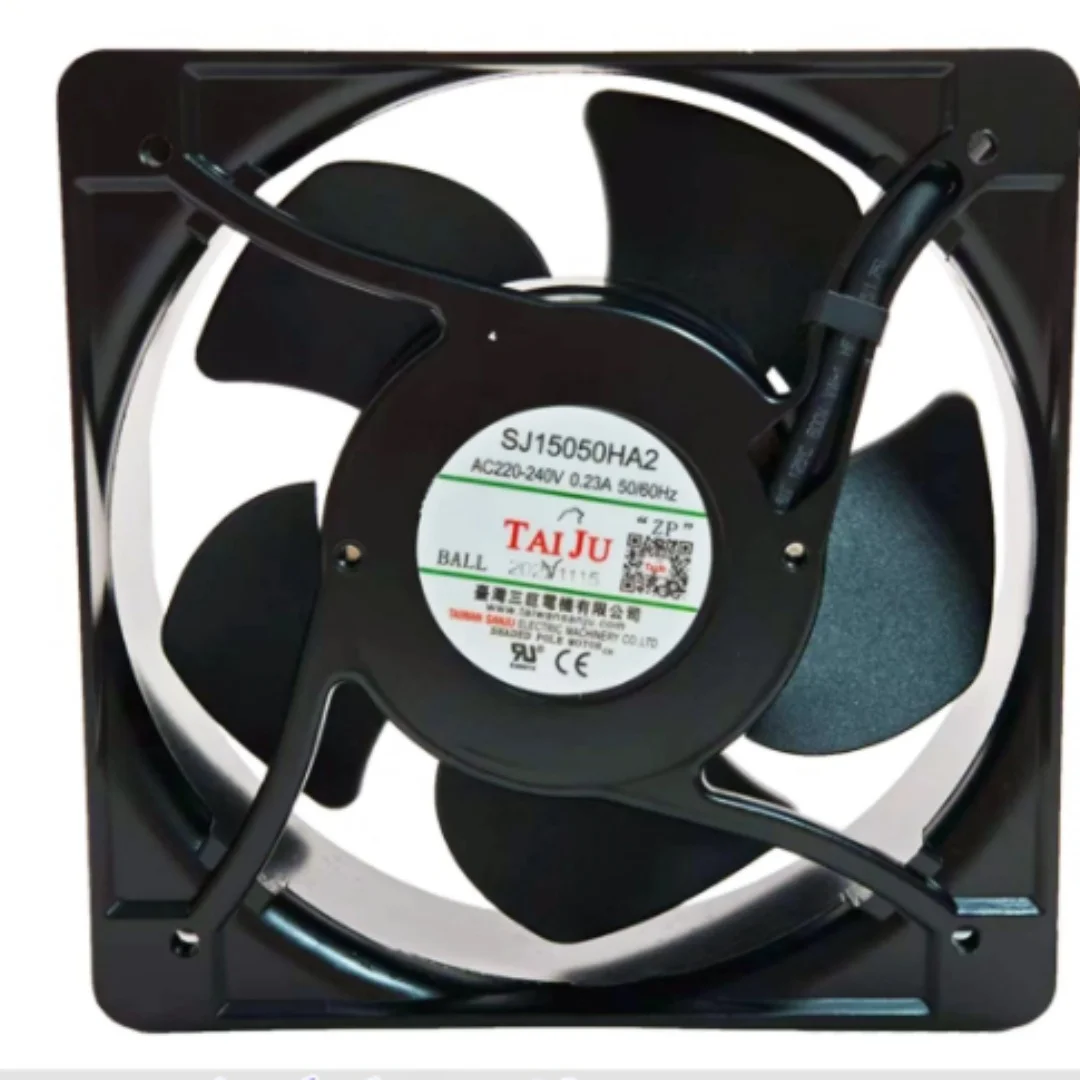

SAN JUN SJ15050HA2 AC 220-240V 0.23A 150x150x50mm 2-Wire Server Cooling Fan