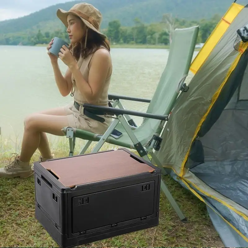 30/50L Outdoor Camping Storage Box Duża pojemność Składane pudełko do przechowywania Wielofunkcyjne pudełko do przechowywania na zewnątrz Camping