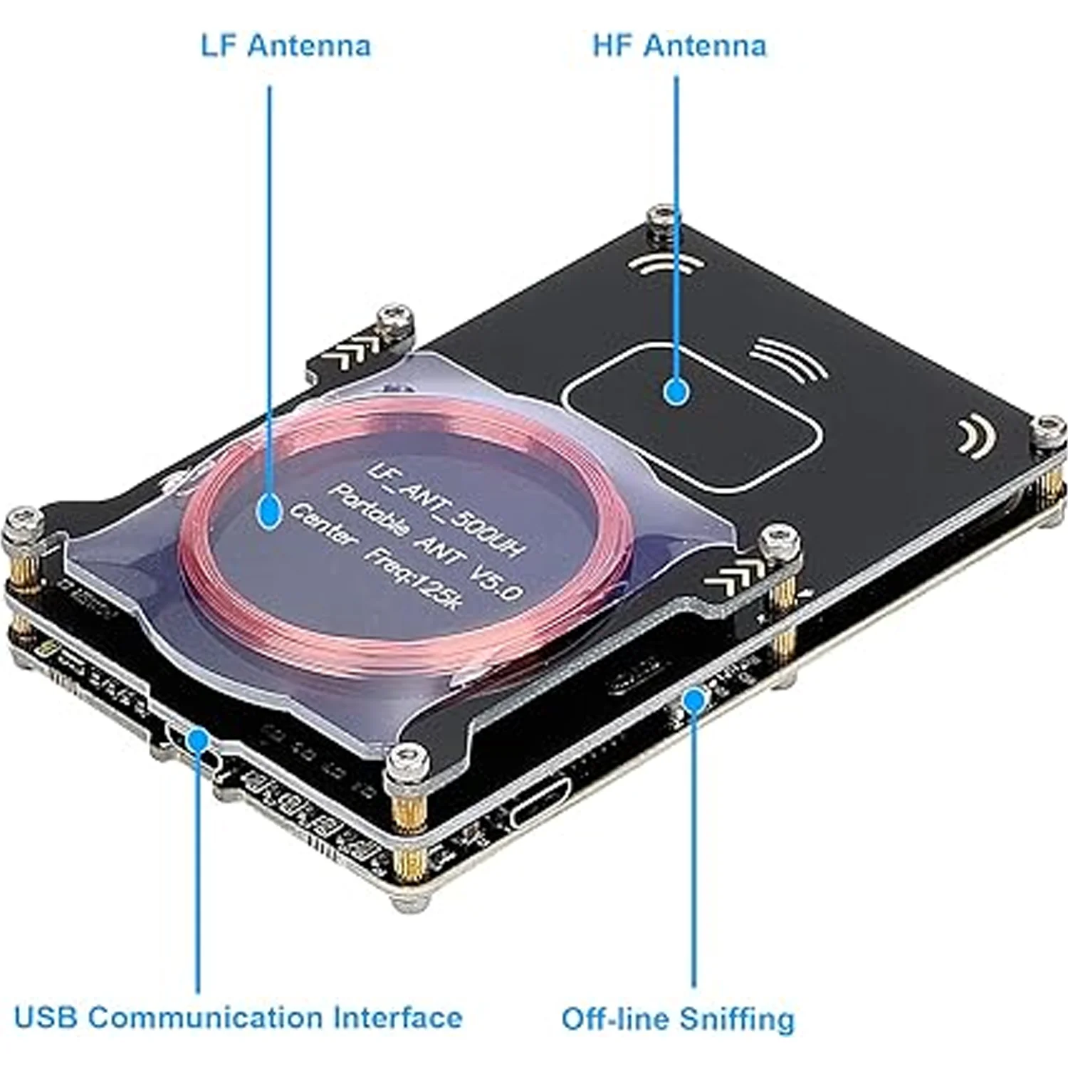 ProxMark3スマートチップコピー機、RFIDトークンデュプリケーター、ic idキークローンプログラマー、125KHz、t5577バッジライター、13.56mhz、512mリーダー