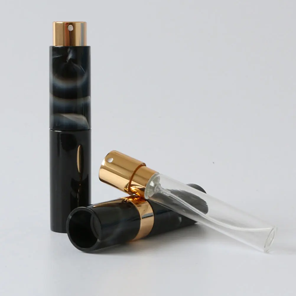 

2pcs Perfume Bottles Quality Plastic Long Term Travel Bottles Storage Mini Spray Travel Refillable Containers