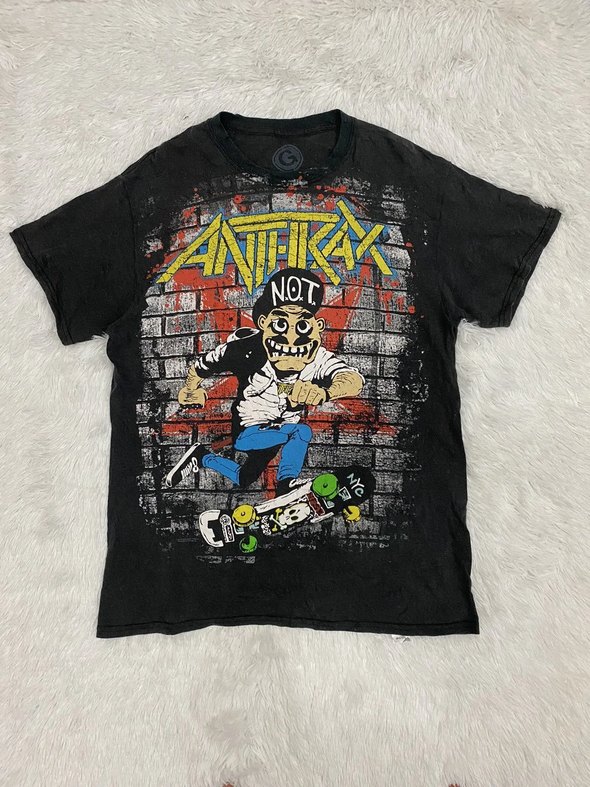 Vintage 90’s Anthrax Skater Guy T Shirt