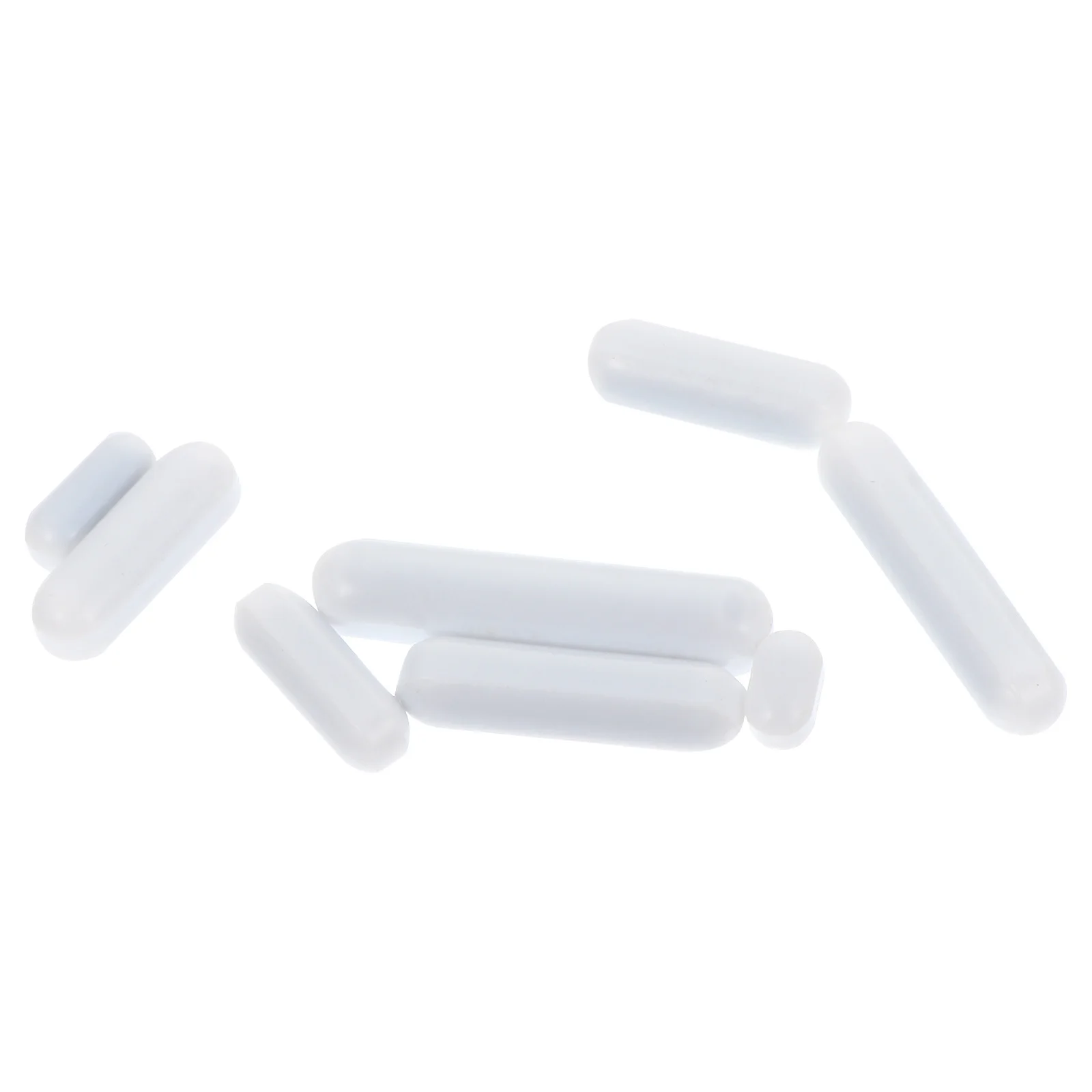 

8Pcs Magnetic Stir Bars Cylindrical Corrosion Resistant Ptfe Coated Laboratory Stirrer Bars for Chemistry Biology Research Lab
