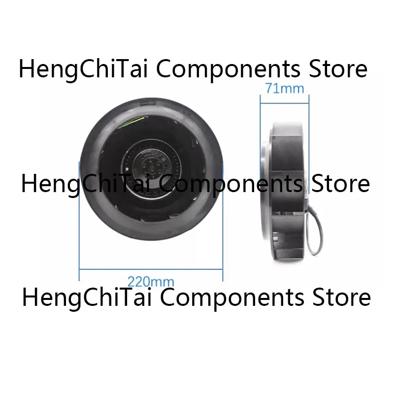 Original R2E220-AE86-12 230V Ventilation cooling fan
