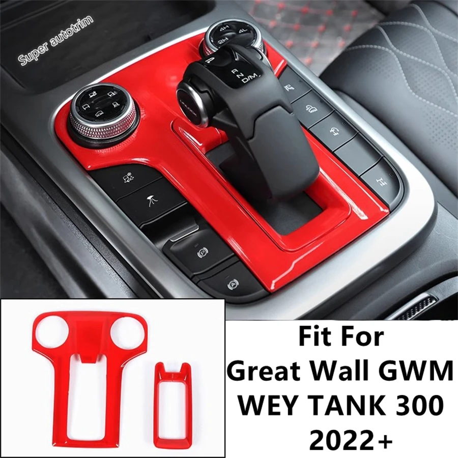 

Center Console Gear Shift Panel Sticker Decoration Cover Trim Interior Accessories For Great Wall GWM WEY TANK 300 2022 - 2025