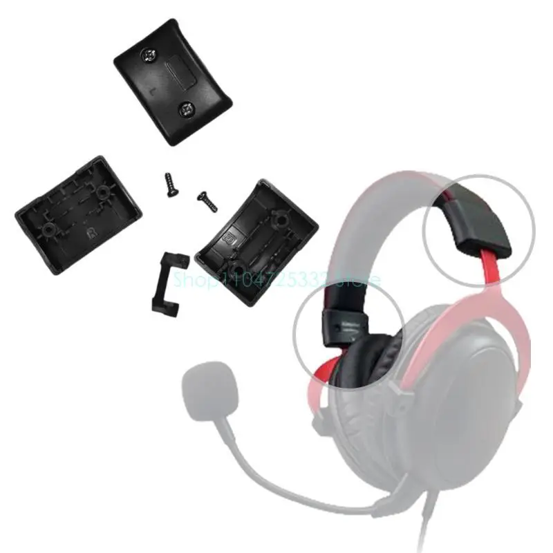 استبدال مشبك المفصلي لعصابة الرأس الأيسر/الأيمن لجزء إصلاح سماعة الرأس اللاسلكية HyperX Cloud Silver، إصلاح دعامة سماعة الرأس