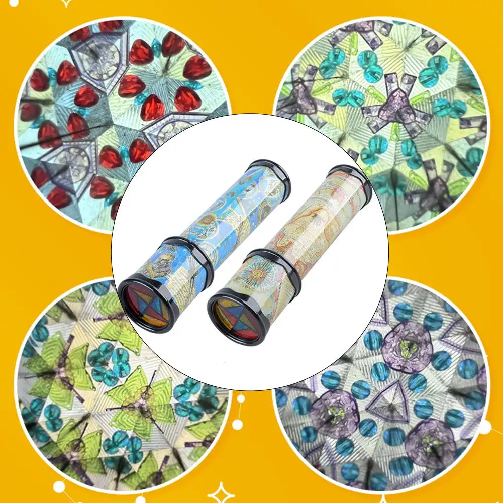 Scalable Rotation Kaleidoscope 21cm Magic Changeful Adjustable Fancy Colored World Toy For Children Kids Classic Educational Toy