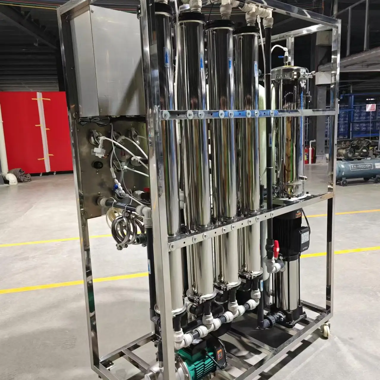 مصنع معالجة للبيع سعر آلة Ro لآلة غسيل السيارات 500 لتر تنقية تحلية المياه بالتناضح العكسي