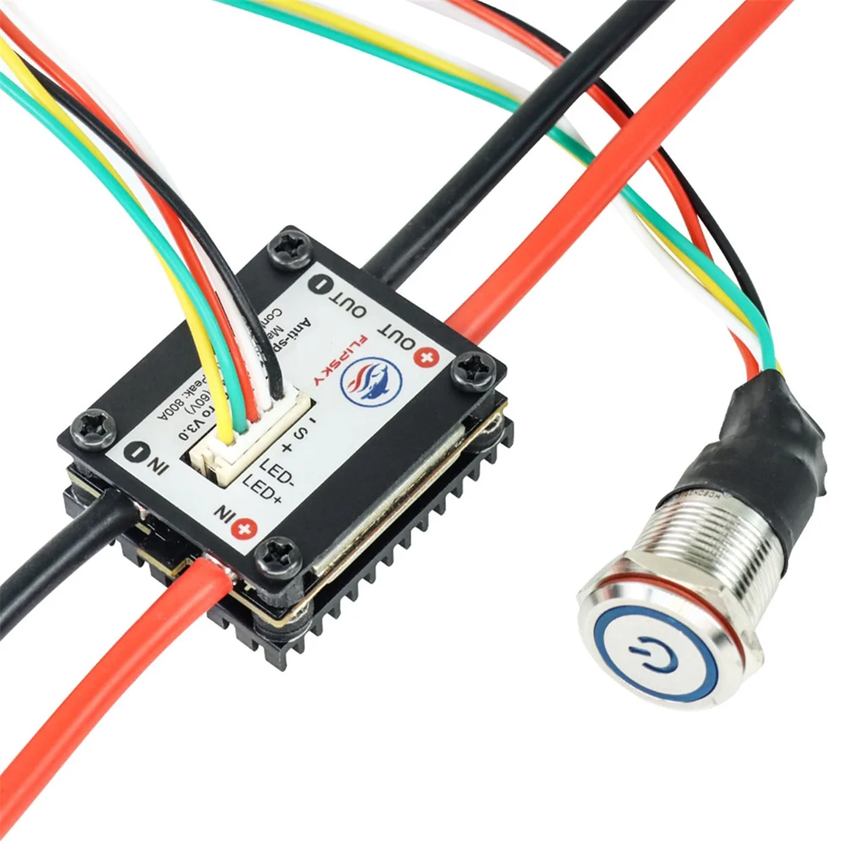 Flipsky Antispark Switch Pro V3.0 Esc Switch Met Heatsink Voor Elektrisch Skateboard/Ebike/Scooter/Robots