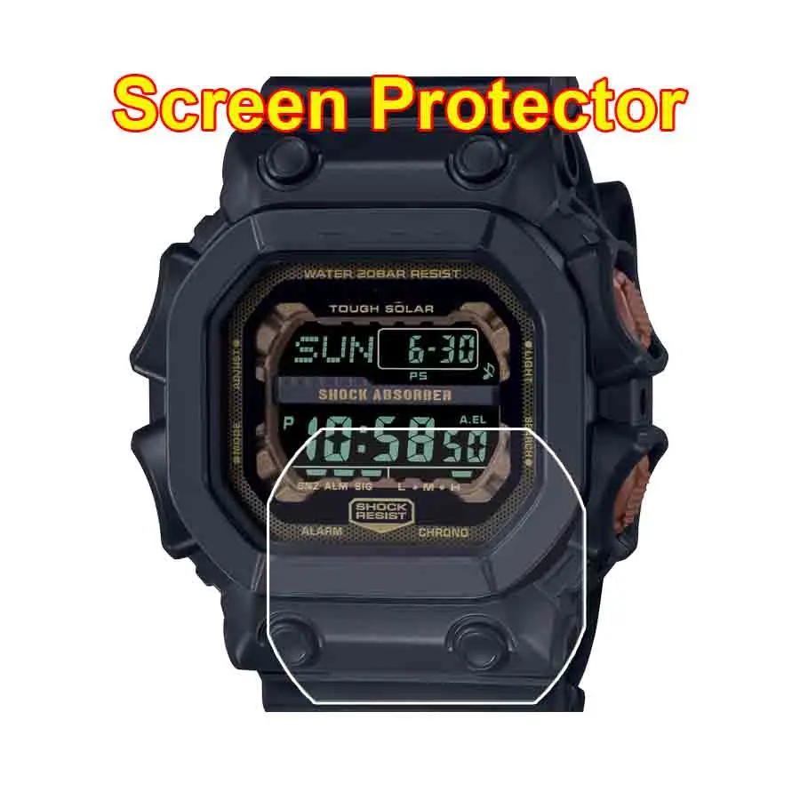 2PCS/3PCS TPU Screen Protector For Watch  WS-1400 WS-1700 WS-1600 AE-1200 F-91 W-218 W-217  HProtector Nano Explosion-proof Film