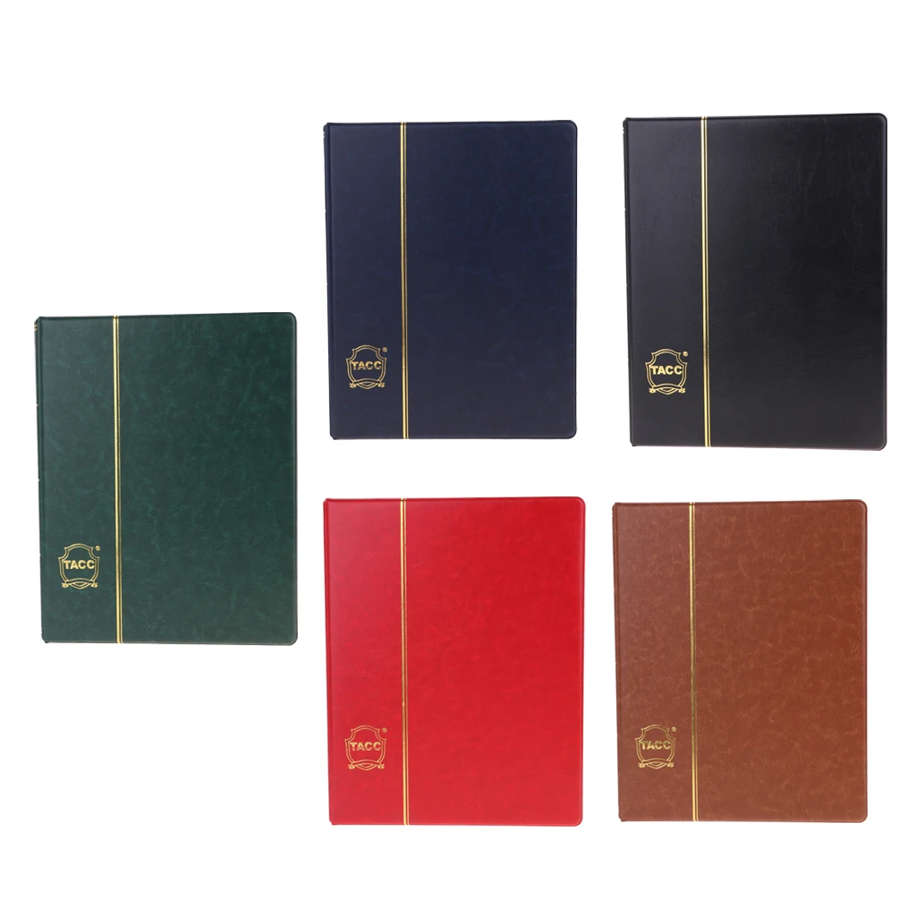 60 Pockets Leather Paper Money Collection Album, 20 Sheets, Bill Note Book Holder