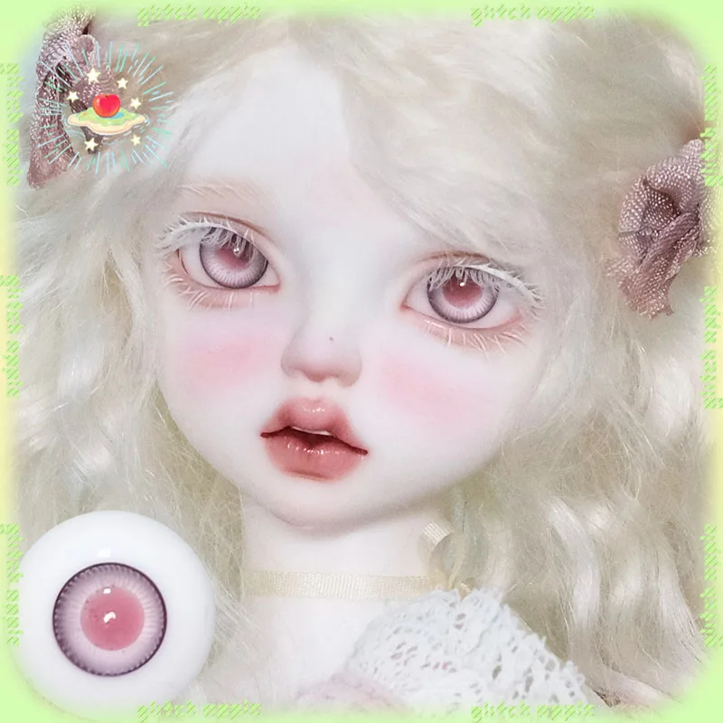 Oczy dla lalek BJD 12mm 14mm 16mm 18mm Szklane oczy dla lalek niemowlęcych Małe tęczówki Akcesoria do lalek Ulubione przez dziewczynki Modele Kawaii