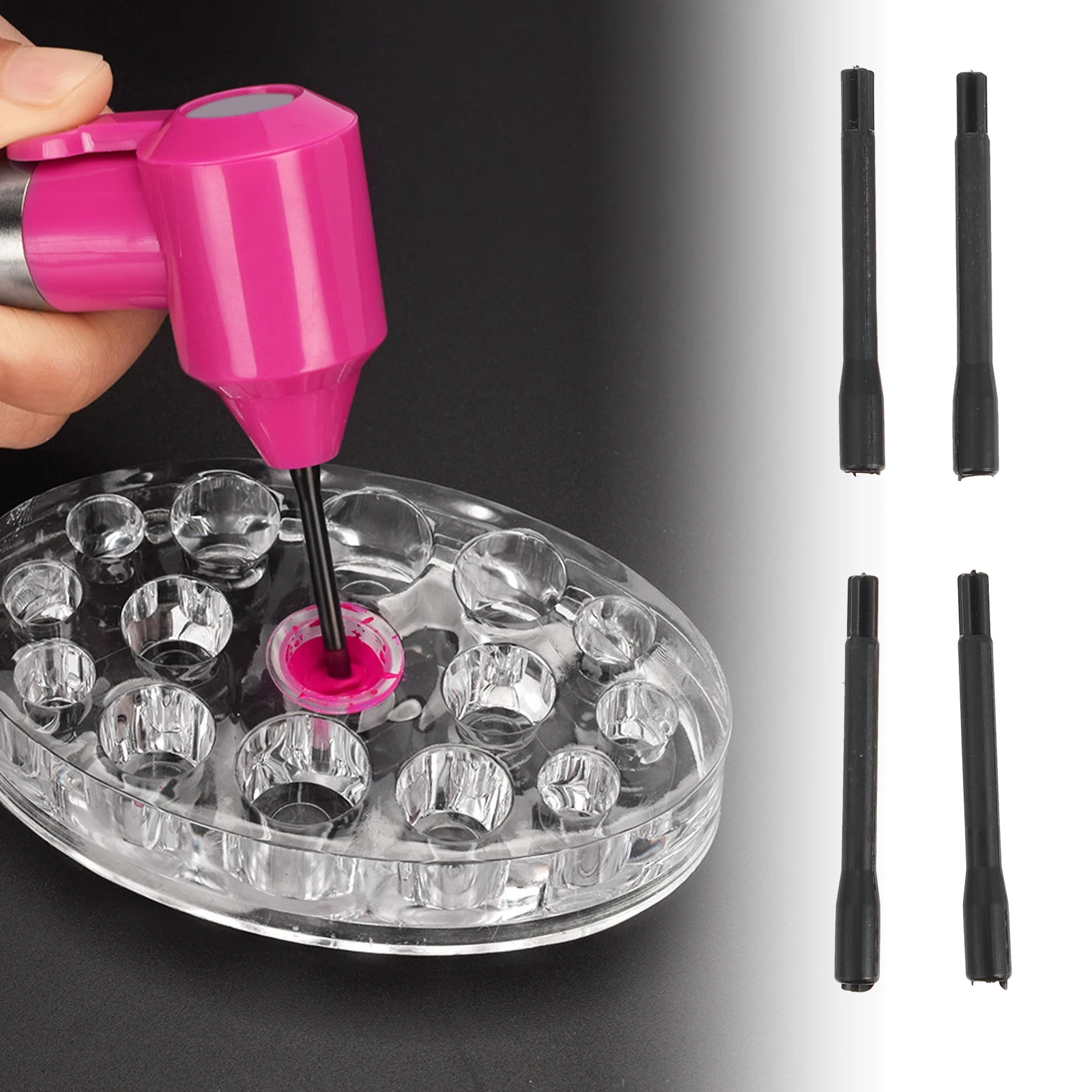 

200pcs Color Stir Stick Pigment Mixing Rod Eyebrow Tattoo Ink Microblading Makeup Tools Plastic Safe Multipurpose Long Use