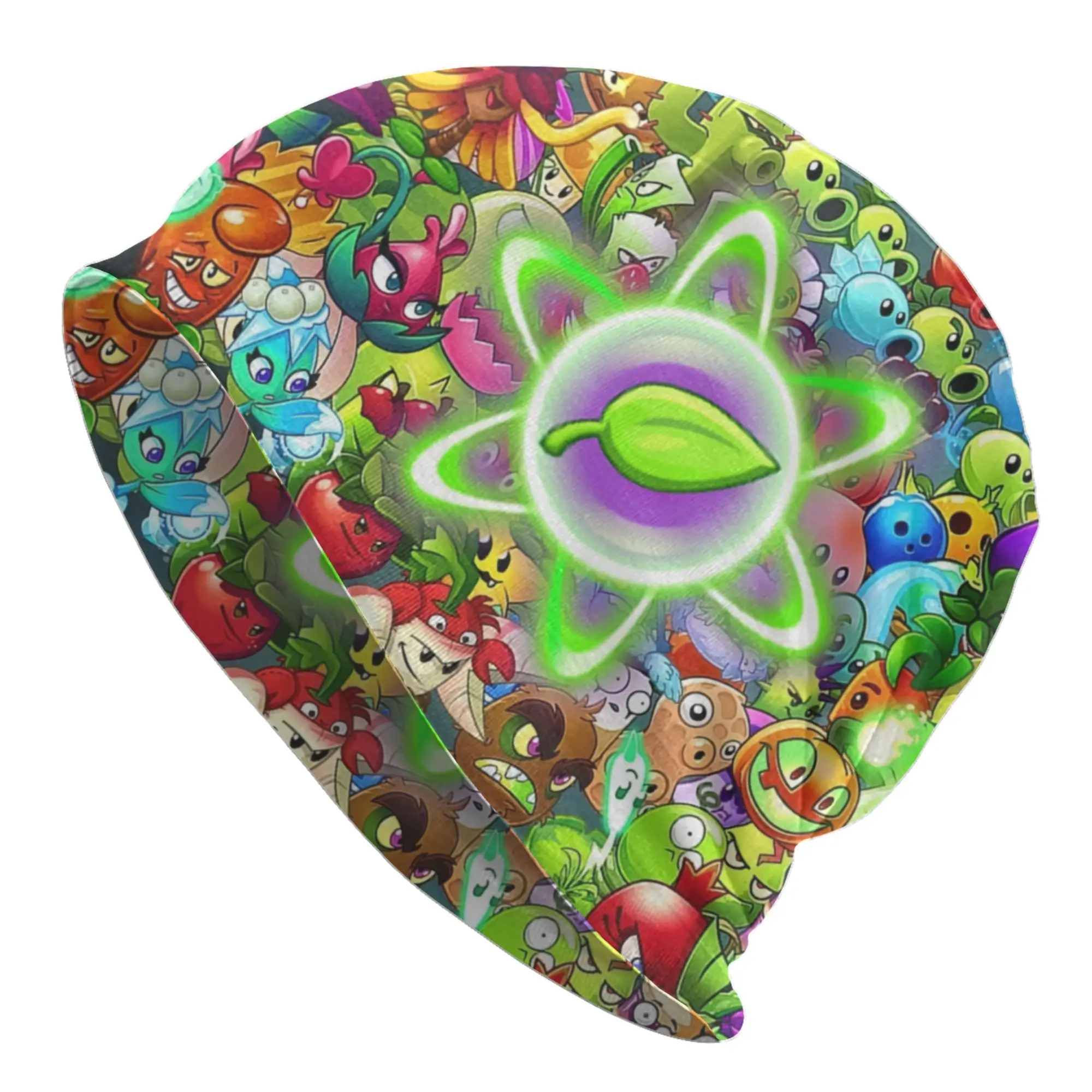 P-Plants vs. Z-Zombies Game Skullies Beanies Caps Men Women Unisex Streetwear Winter Warm Knitting Hat Adult  Bonnet Hats