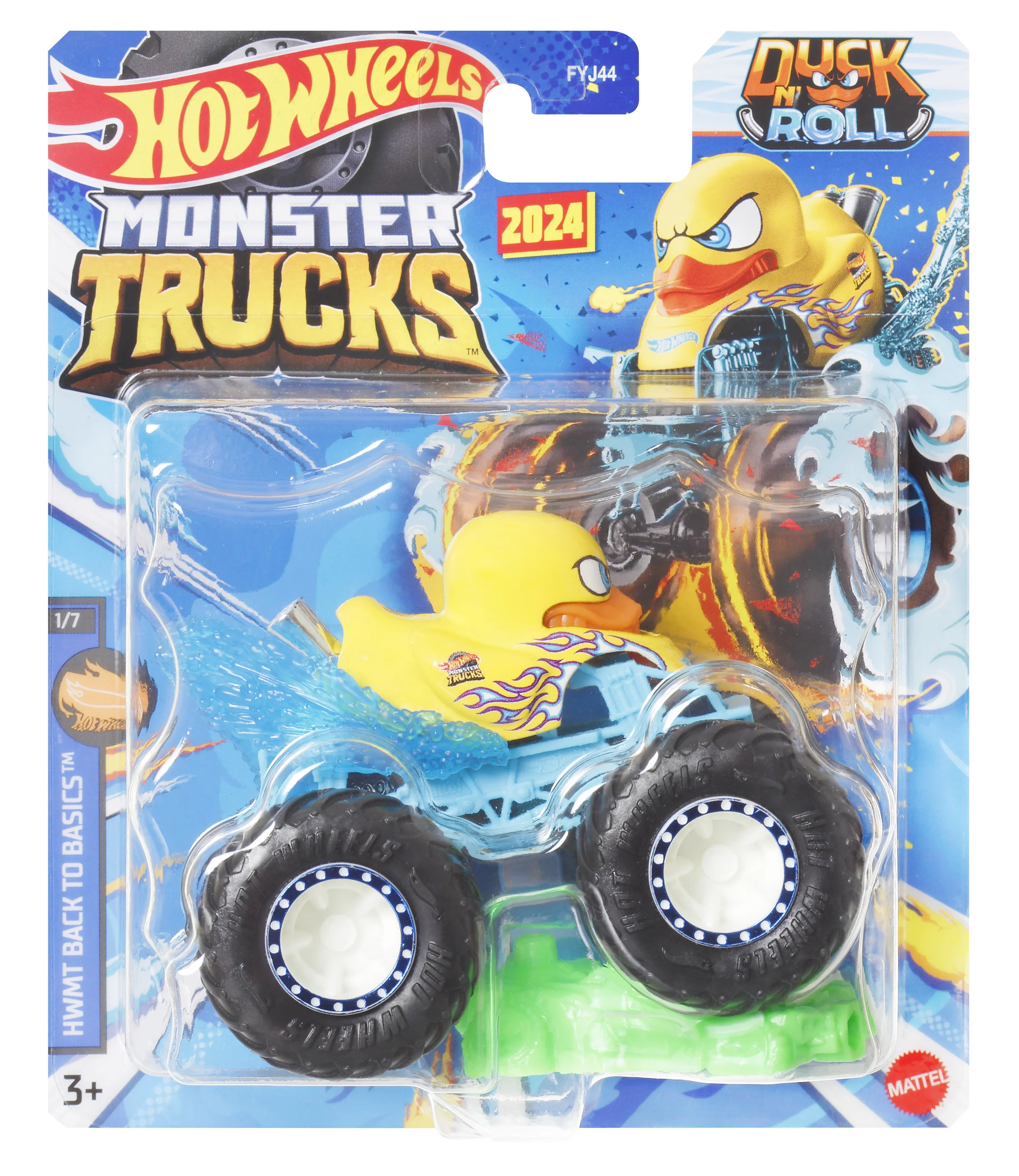 Official Hot Wheels Car Monster Trucks Boys Toys Duck Roll Mega Wrex Jurassic Park Big Foot Scorpedo Vehicle Model Birthday Gift