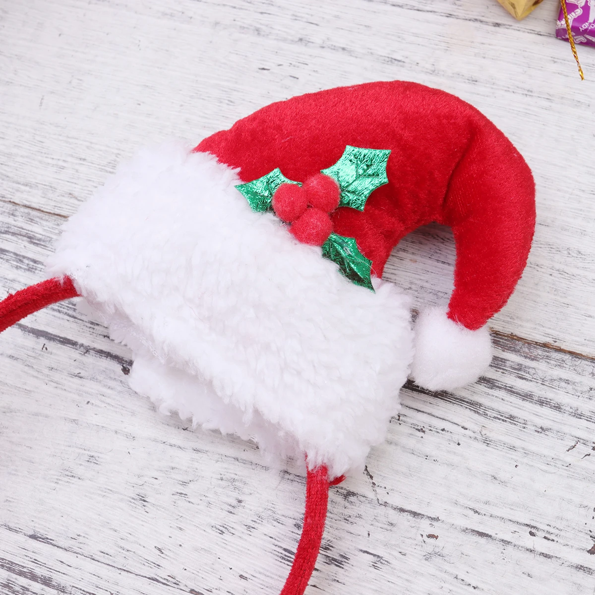 

Christmas Hat Hair Hoop Non-Fading Lightweight Elastic Headwear Band for Kids Adults Party Costume Carnival Christmas Hair