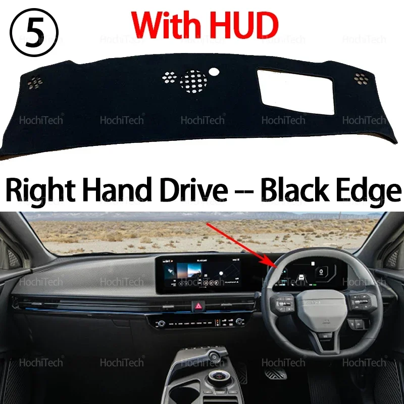 Armaturenbrett Abdeckung Bord Anti-Slip Matte Schützen Pad Auto Sonnenschirm Teppich Teppich Für Kia EV6 Air GT GT-Line 2021 2022 2023 2024 2025 – Detail 13