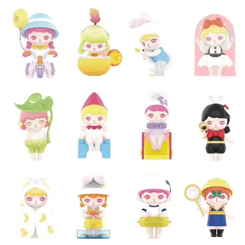 

100% Original BUNNY PLAYFULNESS Series Blind Box Toys Kawaii Anime Action Figure Caja Surprise Mystery Box Dolls Girls Gift
