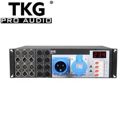 32A stage power electrical box unit power distribution equipment Audio Power Supply Distribution for Line Array Speaker