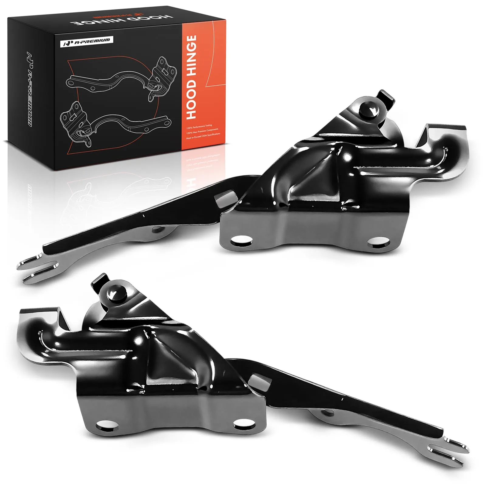 A-Premium Pair Front Driver & Passenger Side Hood Hinge for Mazda CX-7 2007-2012